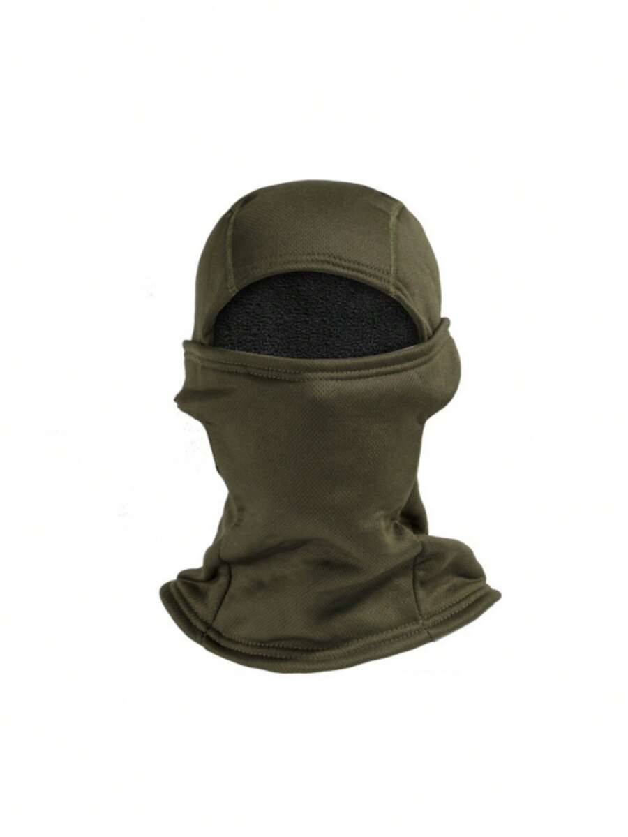 1 Miếng Balaclava Chống gió Lông cừu nhiệt Cái cổ Ấm áp hơn Giường đôi Khẩu trang Đối với Nam Xe máy , Thể thao , Đạp xe , Trượt tuyết , Trượt tuyết , Đi bộ du lịch - xanh quân đội - Xem 1