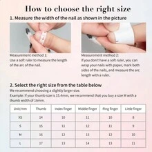 用 10 件手工按壓指甲假指甲假指甲尖指甲貼金屬可愛現代日式聖誕節萬聖節女士和女孩婚禮冬季秋季提升您的風格