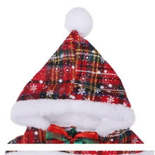 1件全新創意寵物服裝,聖誕節貓裝和有趣狗披風套裝,現貨直接銷售 - 紅色 - 查看 6