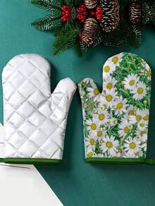 Heat Resistant Gloves & Potholder Set - Multicolor - View 2