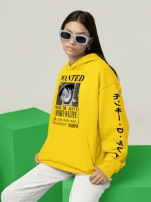 Men Sweatshirts - 黃色 - 查看 4