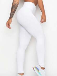 Women Outdoor Leggings - 白色 - 查看 4