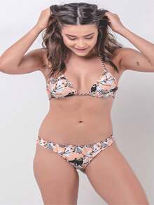 Women Bikini Sets - 黑色 - 查看 3