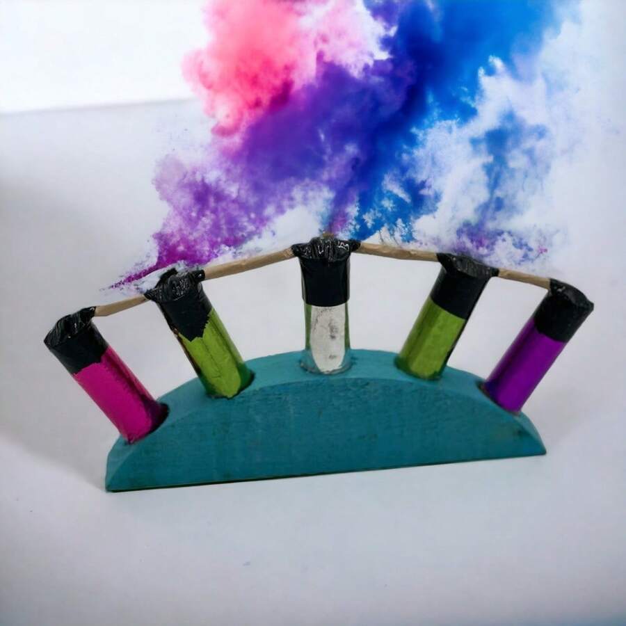 Humo De 5 Colores De Bengalas , Humo Bengala Colores , Bengalas Para Bodas Y Fiestas - Bengalas Colores - Ver 1