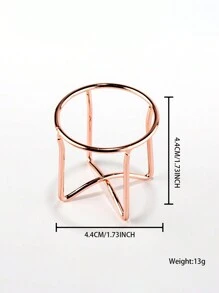 1入組美容化妝海綿調和海綿架，海綿架，美容化妝粉撲調和架，海綿烘乾架，方便攜帶 - 粉色 - 查看 3