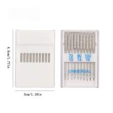 20入組縫紉機針,4種尺寸通用常規點牛仔針,家用縫紉機配件