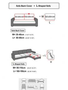 件提花毛絨防水、防滑沙發座椅套、現代風格防寵物彈性沙發套、Antimacassar、適合客廳 L 型沙發和 1/2/3/4 座沙發（單獨出售） - 淺灰色 - 查看 3