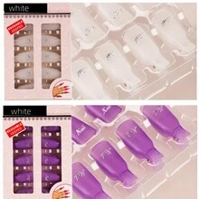 每包含10個的指甲油卸除夾,指甲油卸除夾洗潔劑卸除夾,指甲油卸除包工具,指甲藝術浸泡蓋夾