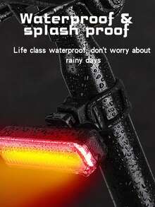 إضاءة Led خلفية للدراجة لركوب الجبال أو في الهواء الطلق