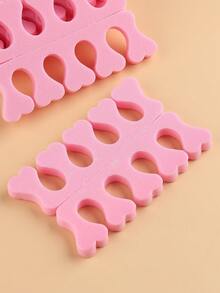 20pcs Pink Sponge Finger Splitter Nail Tools Nail Polish Finger Splitter Repair Toe Nails Separator Nails Art Tools - Pink - View 4