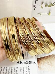 6入組電鍍婚禮手鍊生日珠寶禮物,適用於女性