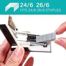 Stapler, One-click Bookbinding, Can Bind 10 Sheets, Effortlessly And Easily - Black - View 5