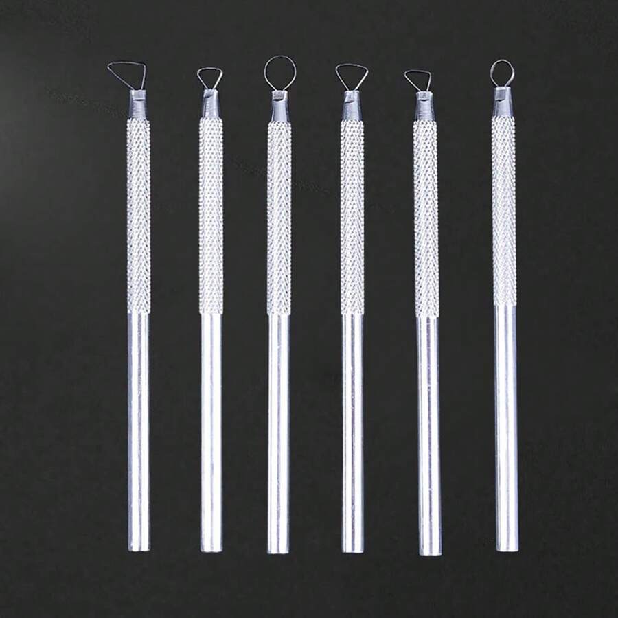 6pcs Aluminum Rods Sculpting Carve Modeling Wax Soap Carving Clay