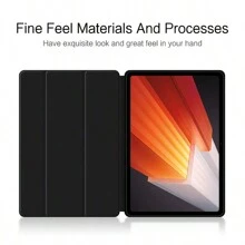 1 Pc Black Case For IQOO Pad 2023 12.1 Inch Flip Stand PU Protective Cover For Vivo Pad 2 2nd Generation 12.1" Tablet Cases With Wake-Up - Black - View 7