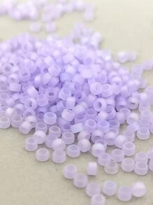 100g 0.25mm Matte Frosted Antique Beads In 20 Colors Suitable For Diy Bracelets, Necklaces, Wristbands - 2.5mm frosted matte antique beads - View 7