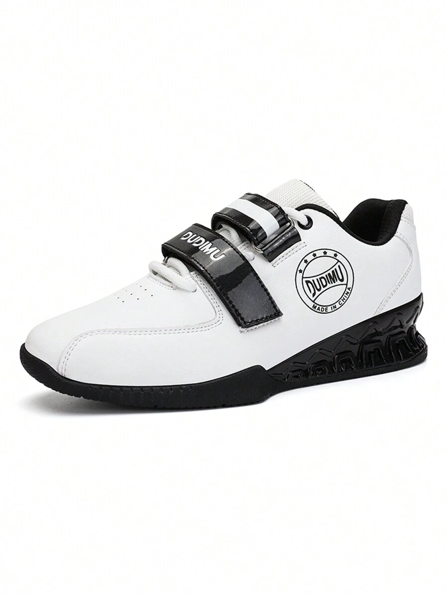 Zapatos De Levantamiento De Pesas Profesional Unisex - Blanco - Ver 1
