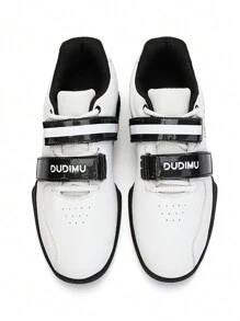 Zapatos De Levantamiento De Pesas Profesional Unisex - Blanco - Ver 3