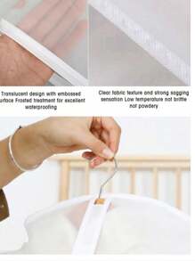 1 件加大尺寸服裝防塵套收納袋,防水防潮,居家收納袋,適合西裝、洋裝、外套