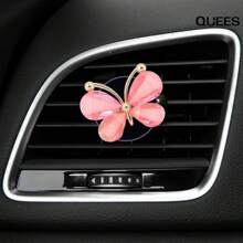 QUEES 1pc Butterfly Aromatherapy Clip - Red - View 3