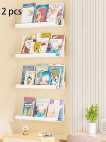 Bộ 4 kệ treo tường, không cần khoan, kệ nổi màu trắng, kệ acrylic, 4 chiếc, kệ nổi, màu trắng, 30 cm, kệ treo tường, kệ nổi, dùng trang trí phòng khách, nhà bếp, phòng ngủ, phòng học hoặc phòng ngủ. - trắng - Xem 8