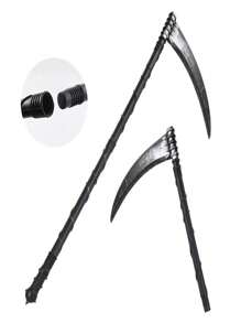 嘉年華逼真造型武器裝扮玩具,鐮刀造型塑料玩具 - 黑色 - 查看 3