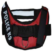 Pechera Para Perro Pitbull Personalizada Uso Rudo - Rojo - Ver 5