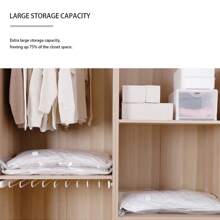 Vacuum Storage Bags 8 Jumbo, Space Saver Bags With Travel Hand Pump, Compression Airtight Sealer Bags For Clothes, Bedding, Pillows, Comforters, Blankets