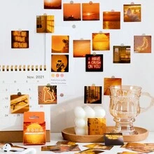 風景圖案貼紙 - 杏色 - 查看 3