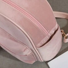 1 件可愛時尚迷你幼兒/幼兒背包,搭配多功能蝴蝶結,適合小女孩作為旅行單肩包攜帶 - 紅色 - 查看 3