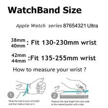 1入組柔軟透氣的運動型米蘭鋼不銹鋼手表錶帶,配有可調節手帶,適用於apple Watch 38/40/41/42/44/45/49mm錶帶,適用於apple Watch系列ultra/8/7/6/5/4/3/2/1/se - 香檳金 - 查看 2