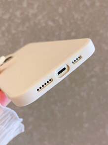 硅胶手机壳 Apple 磨砂 TPU 防震手机壳 适用于 14 Pro Max / 16 / 15 Pro Max / 15 Plus / 15 Pro / 15 全覆盖防水防摔防刮 - 白色 - 查看 3