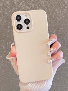 硅胶手机壳 Apple 磨砂 TPU 防震手机壳 适用于 14 Pro Max / 16 / 15 Pro Max / 15 Plus / 15 Pro / 15 全覆盖防水防摔防刮 - 白色 - 查看 4