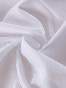 1 件奢華環繞風格,彈性裹身荷葉邊床裙 16 吋落差 - 白色 - 查看 4