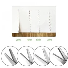 不鏽鋼齒布剪,三角齒3mm-7mm,鋸齒式,適用於裁剪蕾絲、縫紉材料和diy服裝