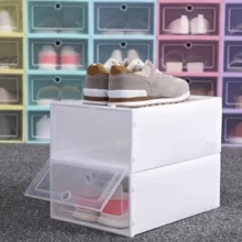 6 zapateras de plástico zapato moderno - Multicolor - Ver 6