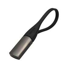 1pc Black Titanium Car Keychain, Creative Pvc Keychain, Suitable For 1st Or 2nd Generation Car Key - Multicolor - View 5