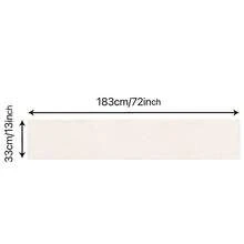 1入組聖誕桌子旗帶雪花和聖誕節快樂圖案亚麻桌布,家庭假期裝飾用品適用於家庭聚會 - 米色 - 查看 2