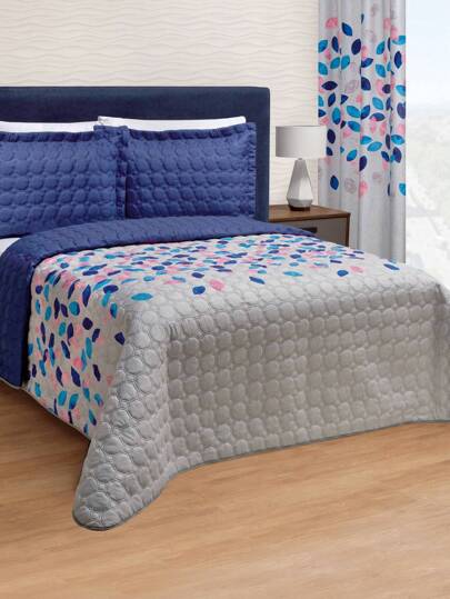 Edredón Ligero King Size Gris Dos Vistas Atlanta