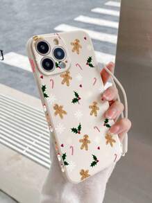 Ốp lưng điện thoại họa tiết Giáng sinh phổ biến có dây đeo tương thích với Apple IPhone 16/11/12/13/14/15/15pro/15 Plus/15 Promax/7plus/8plus/X/Xs Max/Xr/11pro/12pro/13pro/14pro/12mini/13mini/11promax/12promax/13promax/14promax/14plus/6/6s/6plus/7/8/16Pro/16plus/16promax/Se&Galaxy/A54/A14/A12/A13/A15/A32/A33/A24/A52S/S20/S21/S22/S23/S24/S23Plus/S24ultra - Nhiều màu - Xem 1