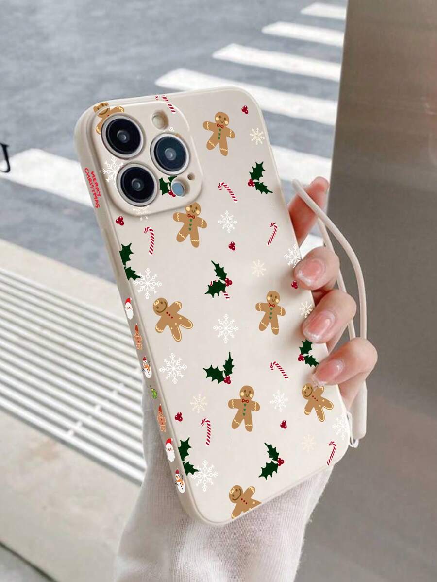 Ốp lưng điện thoại họa tiết Giáng sinh phổ biến có dây đeo tương thích với Apple IPhone 16/11/12/13/14/15/15pro/15 Plus/15 Promax/7plus/8plus/X/Xs Max/Xr/11pro/12pro/13pro/14pro/12mini/13mini/11promax/12promax/13promax/14promax/14plus/6/6s/6plus/7/8/16Pro/16plus/16promax/Se&Galaxy/A54/A14/A12/A13/A15/A32/A33/A24/A52S/S20/S21/S22/S23/S24/S23Plus/S24ultra - Nhiều màu - Xem 1