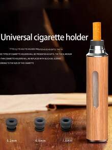 1pc Portable & Non-slip Car Ashtray With Lid, Suitable For Car Smoking While Driving - Yellow - View 5