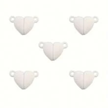 5 Men răng Hình trái tim Móc cài nam châm & 1 đôi Cặp đôi Vòng tay Với Từ tính Vật rủ xuống Phụ kiện trang sức DIY - 5 cặp - Xem 9