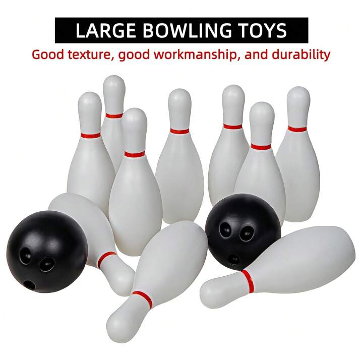 室内外 スポーツ玩具 ボウリングセット 大型ボウリングボール10