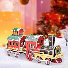 2pcs Christmas Gift Large 3d Puzzle (random & Non-repeating) - Random - View 2
