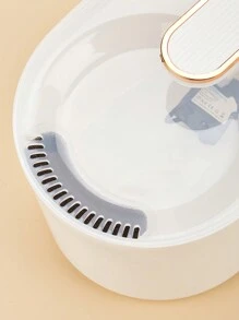 1pc White Silent Pet Smart Water Dispenser For Small-medium Sized Cats And Dogs Indoor Use - White - View 4