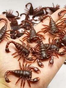 10入組仿真蟑螂惡作劇玩具，軟質材料製假蟑螂 - 咖啡棕 - 查看 3