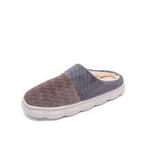 Mùa thu Và Mùa Đông Nhiều màu Dày Sang trọng Trong nhà Giày dép Đối với Cặp đôi , Nhà  Chống trượt Cách âm - Cà phê nâu - Xem 4