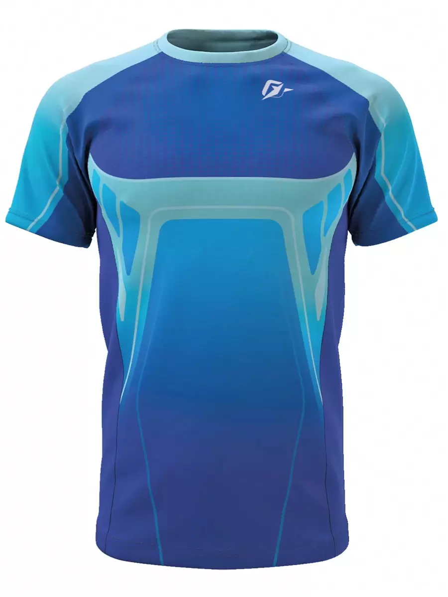 Men T-Shirts - 藍色 - 查看 1