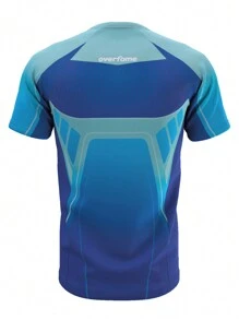 Men T-Shirts - 藍色 - 查看 2