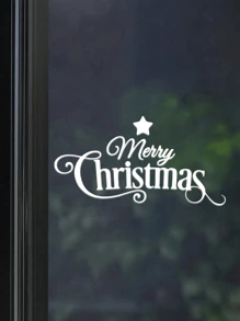 RandySticker Giáng sinh Trắng Hình dán Cửa sổ Ly Đề can Nhà  Trang trí Bức tranh - trắng - Xem 3